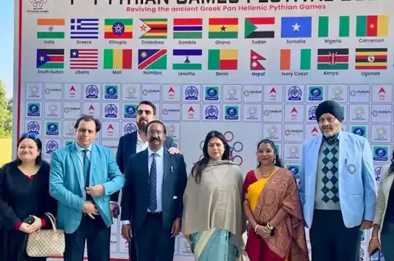 Mayor of Delhi Shelly Oberoi Attends the 2023 Pythian Games Festival