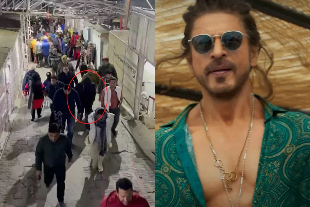 Before Dunki is released, Shah Rukh Khan goes to the Vaishno Mata shrine. This is his third year attending Mata Mai's court.