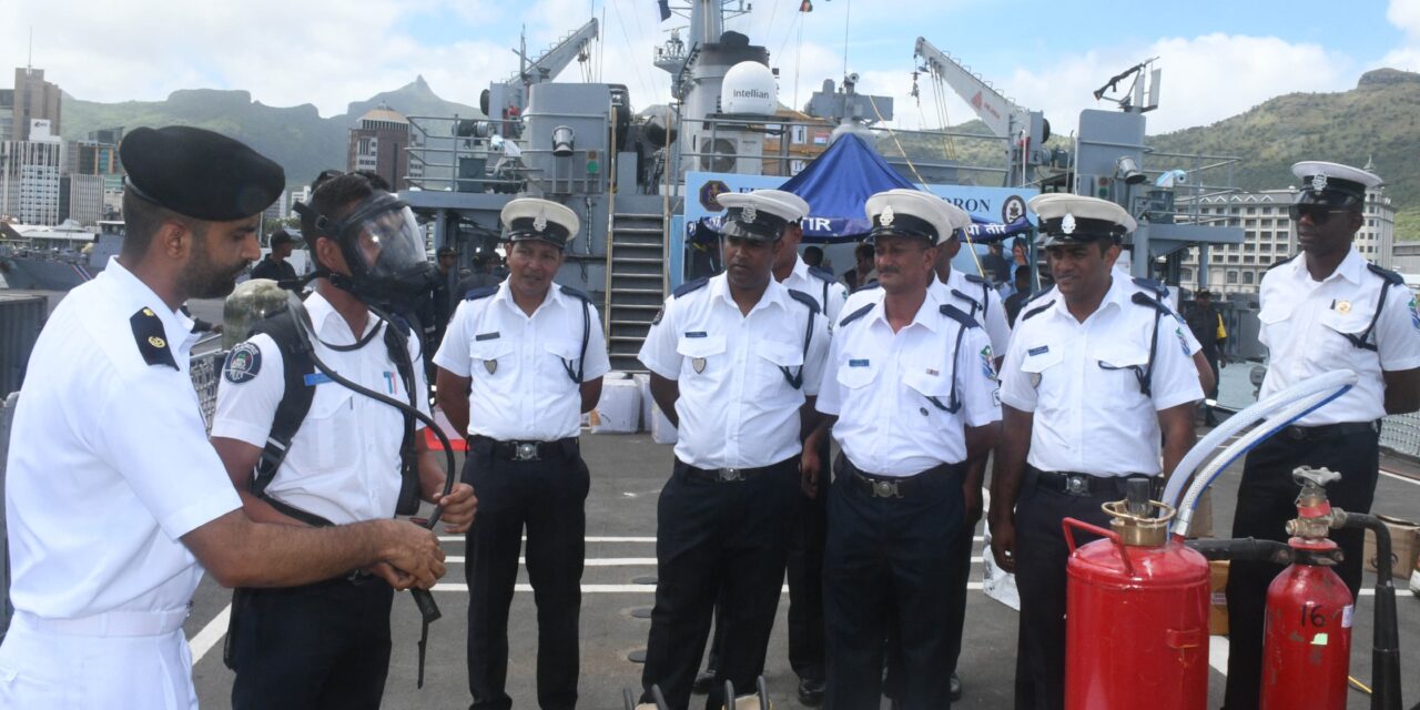 First Training Squadron Improves Interpersonal Connections in the Port Louis Visit. 