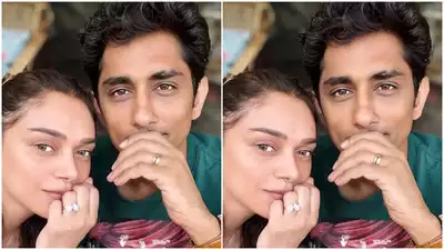Engaged! Aditi Rao Hydari and Siddharth Suryanarayan are now officially Engaged, flaunts engagement rings in first photo