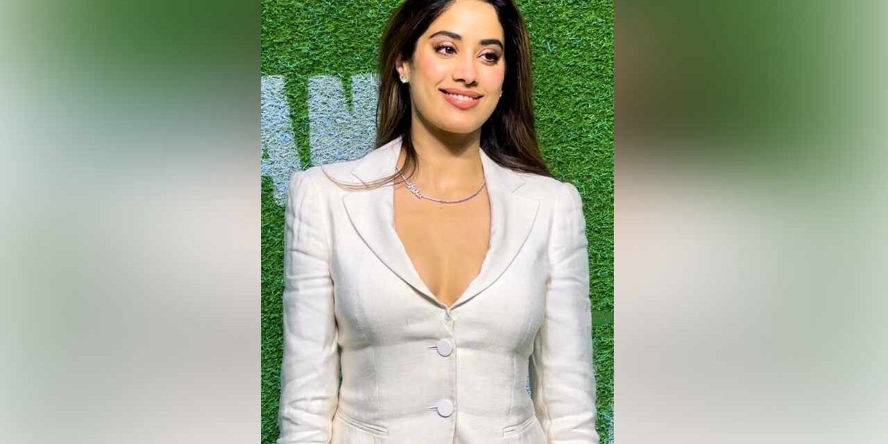 Janhvi Kapoor wears a neckpiece with the word “Shikhu” engraved on it, confirming her relationship with Shikhar Pahariya.