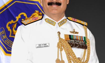 The appointment of Vice Admiral Dinesh Kumar Tripathi as the new Naval Staff