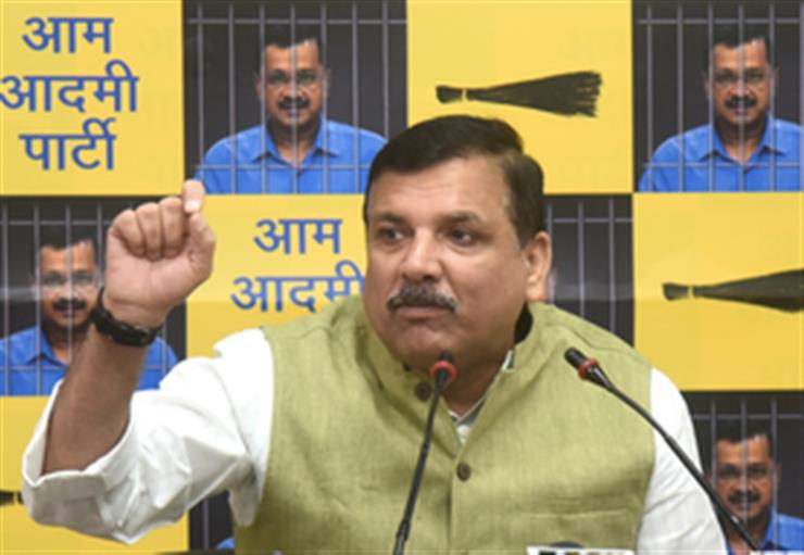 AAP leader Sanjay Singh said Delhi CM Arvind Kejriwal isn't permitted to have face-to-face interactions with his family while incarcerated in Tihar