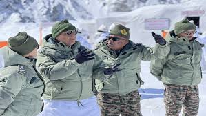 Shri Rajnath Singh Visits Siachen, the highest battlefield in the world, and conducts an on-the-ground assessment of the security situation
