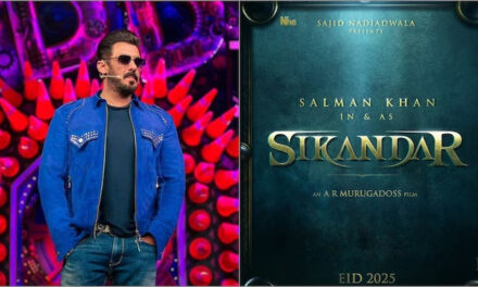 On Eid 2025, Salman Khan’s “Sikander” will debut in theaters.