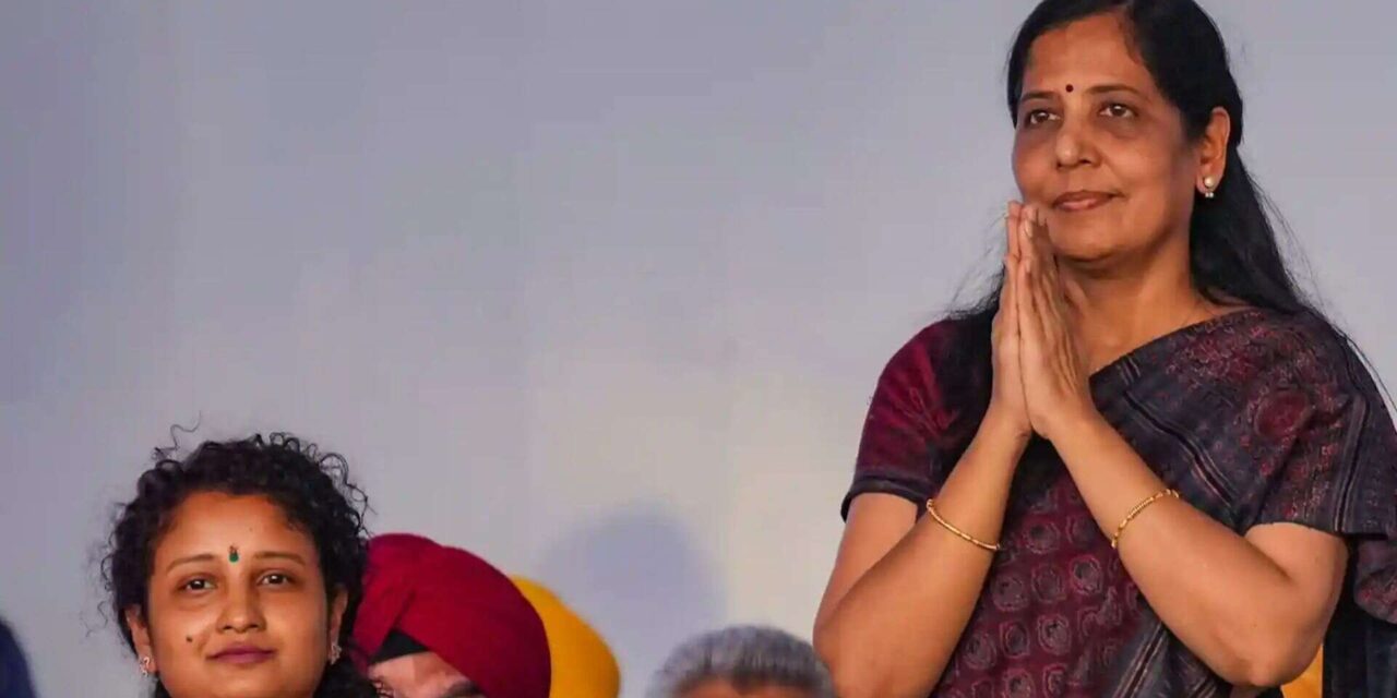 Sunita Kejriwal is scheduled to attend the INDIA Bloc rally in Ranchi.