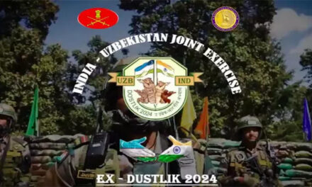 Indian Army contingent departments for joint military exercise dutch-Uzbekistan