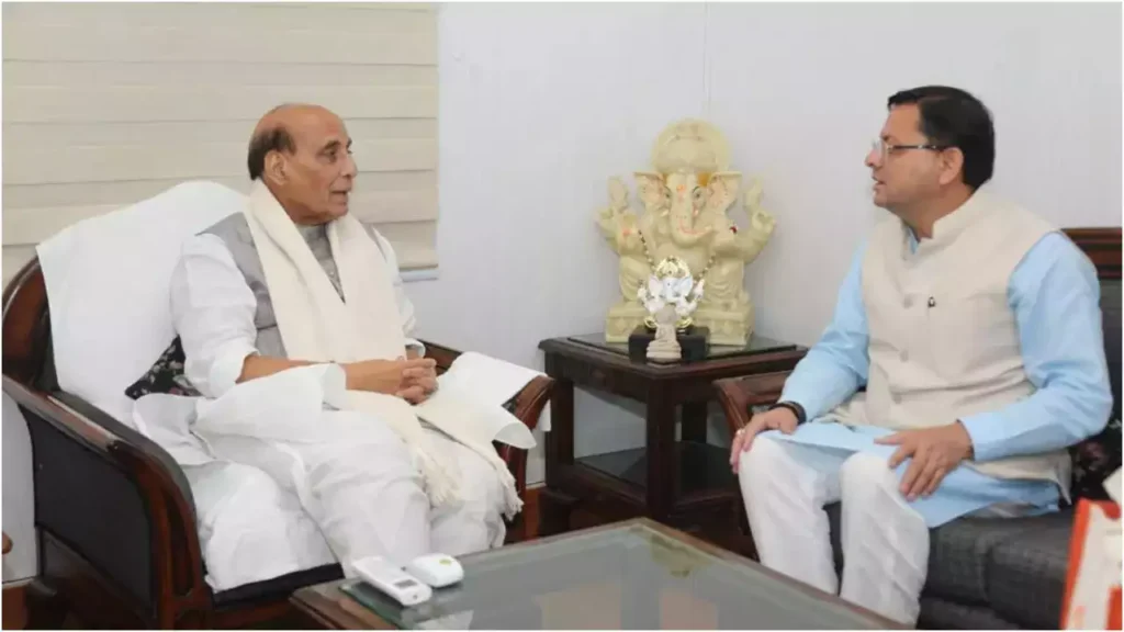 Dhami talks with Union ministers to request assistance for Uttarakhand's development.
