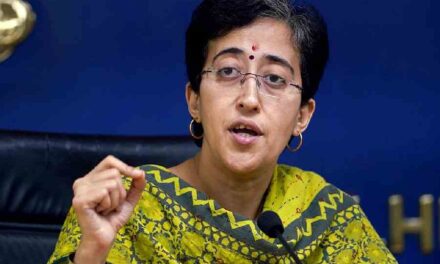 Atishi will start a hunger strike at midday to protest the water issue in Delhi.