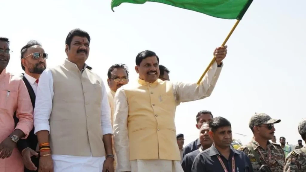 Madhya Pradesh Chief Minister Mohan Yadav flags off PM Shri Paryatan Vayu Seva to improve air connectivity in the state