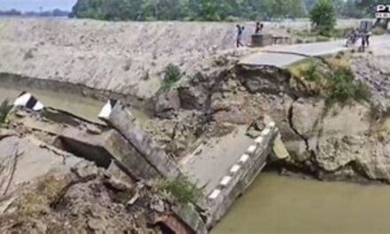 Bihar: Three additional bridge collapses, making it the ninth in 15 days.