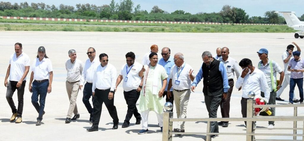 Kamal Gupta: DGCA team inspects Maharaja Agrasen Airport facilities