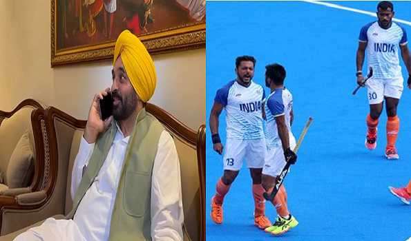 CM Bhagwant Singh Mann dials Indian Captain of Indian Hockey team