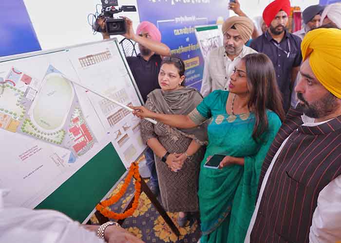 CM Bhagwant Mann lays foundation stone of C-Pyte centre at Kheri ( Sunam)