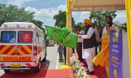 CM Bhagwant Singh Mann Flags Off 58 Advanced Ambulances