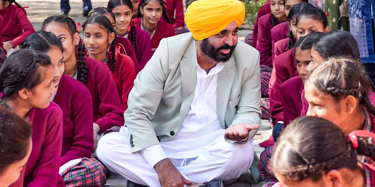 CM Bhagwant Mann conducted a surprise inspection to several government schools in the district