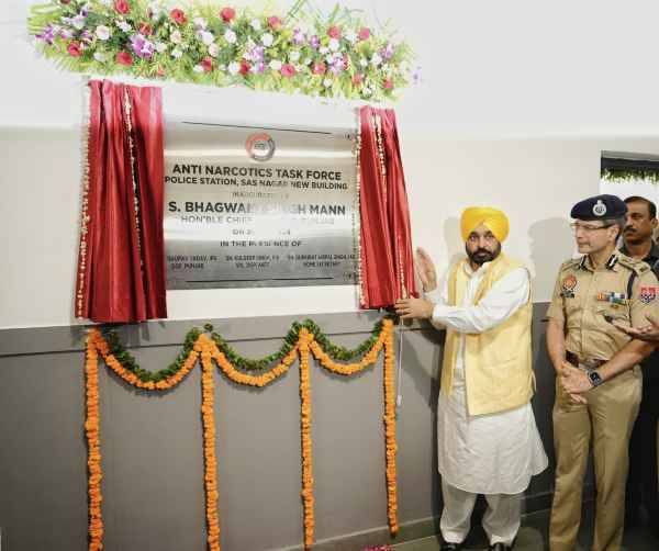 CM Mann dedicates the new office of anti- narcotics task force, launches anti-drug helpline and WhatsApp chatbot (9779100200)