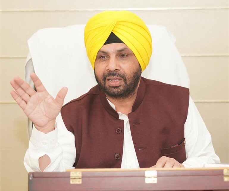 Power Minister Harbhajan Singh ETO Announces Successful Completion of Two-Day Power Theft Detection Drive