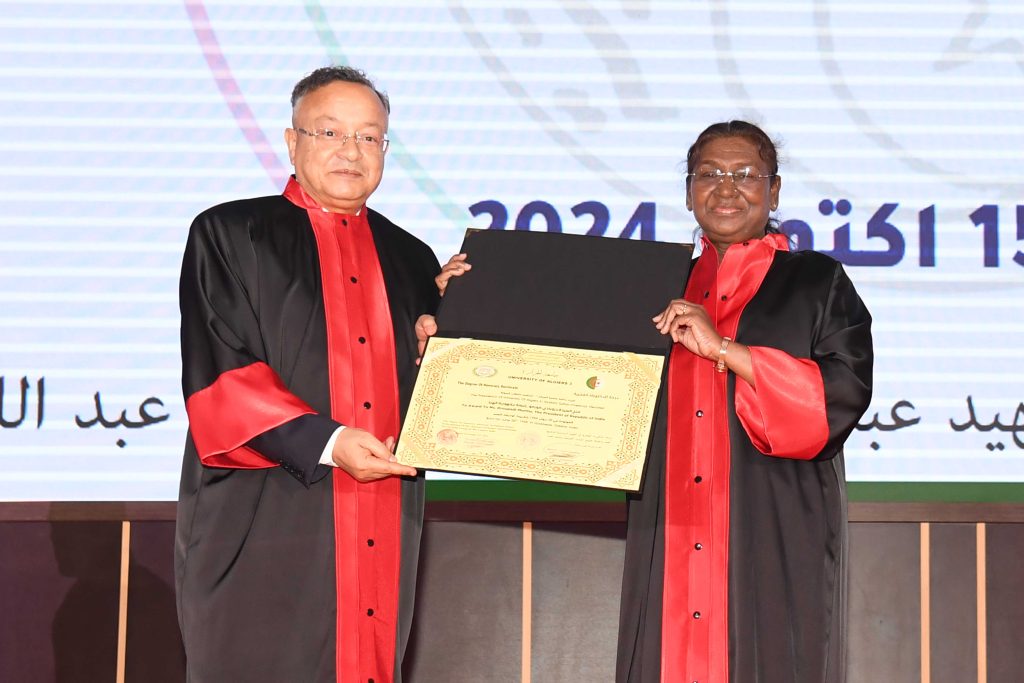 SCIENTIFIC AND TECHNOLOGICAL HUB,UNIVERSITY CONFERS HONORARY DOCTORATE ON PRESIDENT