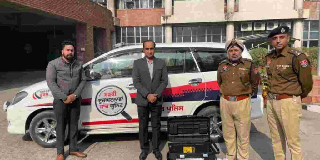 PUNJAB POLICE UNVEILS ROAD CRASH INVESTIGATION VEHICLE TO EXAMINE CAUSE OF ACCIDENT