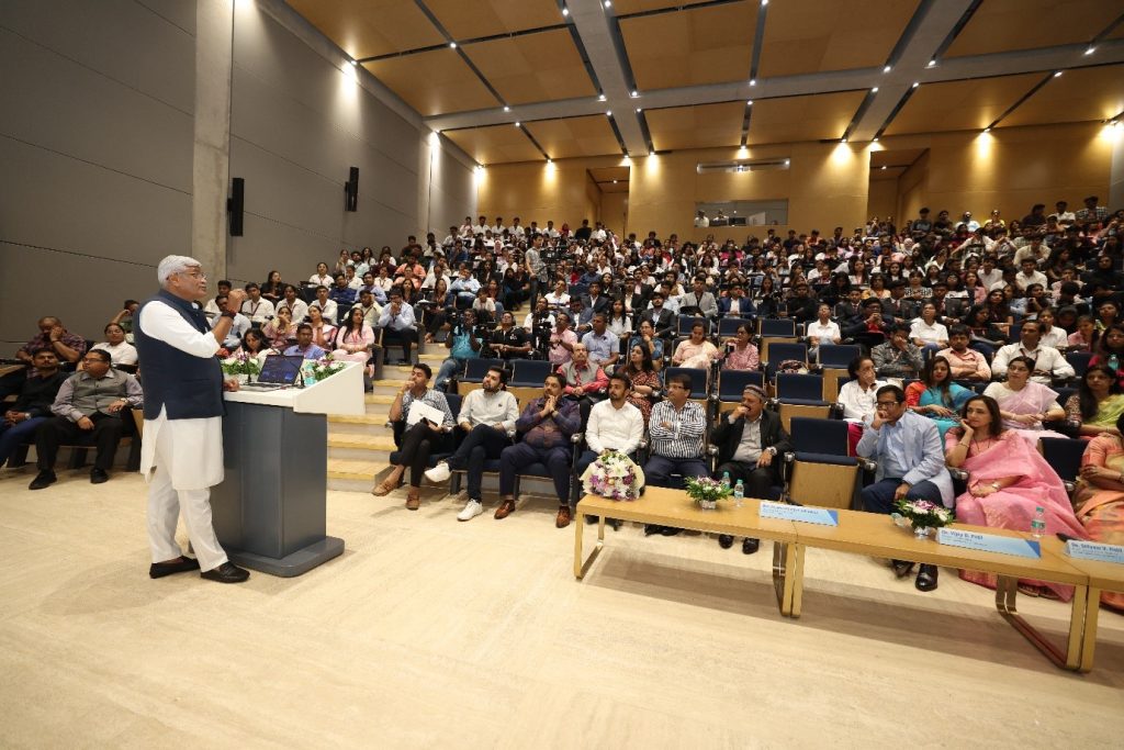 Union Minister addresses students at Viksit Bharat Ambassador-Yuva Connect programme at DY Patil Deemed To Be University