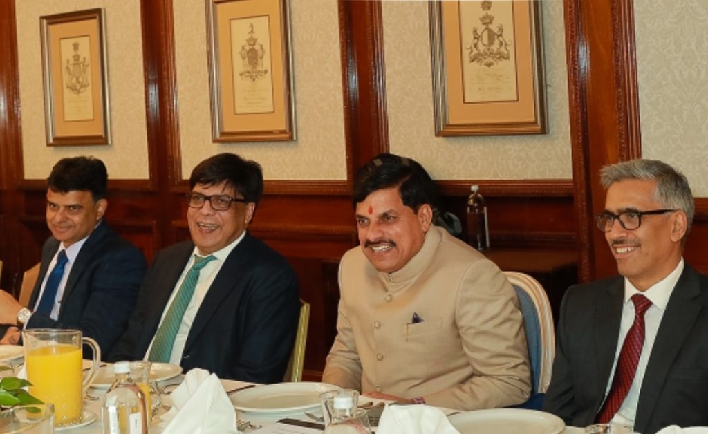 MP CM Dr. Yadav discusses investment and development with the Indian High Commission