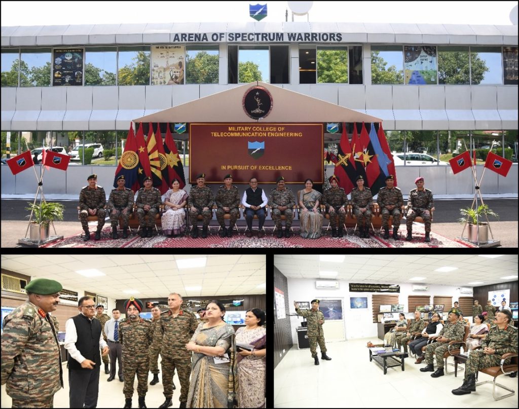 Indian Army : PSA Prof. Ajay Sood Visits MCTE and AWC to assess the ongoing R&D efforts and technology infusion for the Indian Army