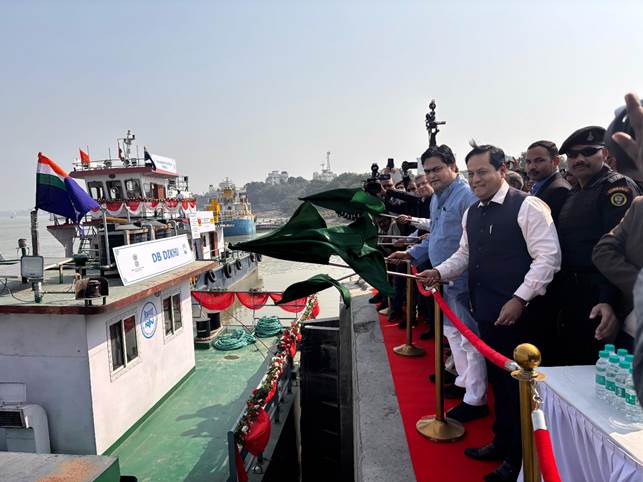 MoPSW:Govt Unveils ‘Jalvahak’ To Boost Inland Waterways, Cargo Movement Incentivised on NW1, NW2 & NW16