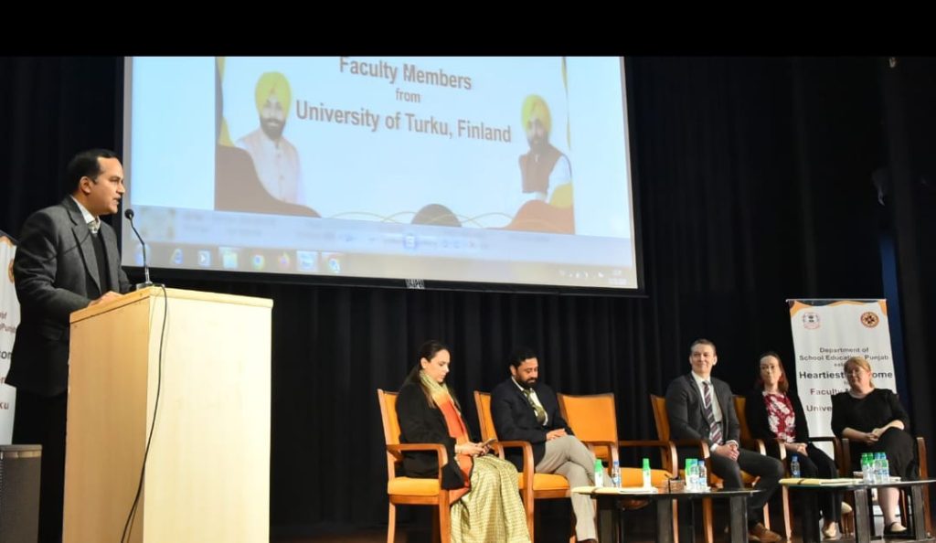 HARJOT SINGH BAINS : PUNJAB AIMS TO ACHIEVE WORLD-CLASS EDUCATION STANDARDS WITH INTERNATIONAL COLLABORATION