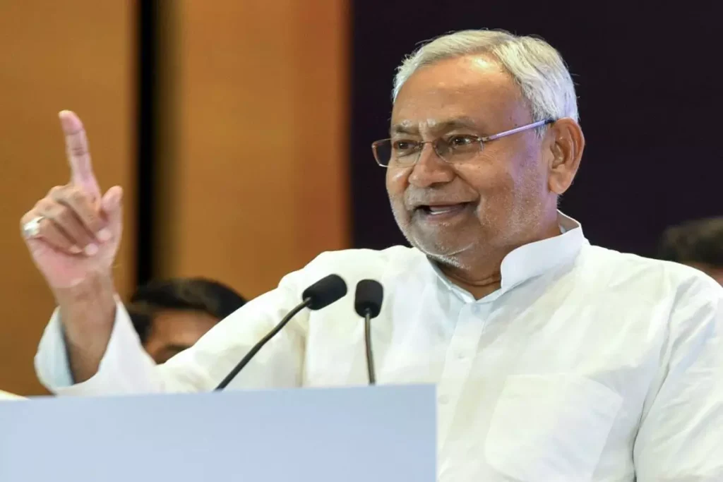 CM Nitish Kumar held a review meeting of the ongoing development schemes in Munger district.