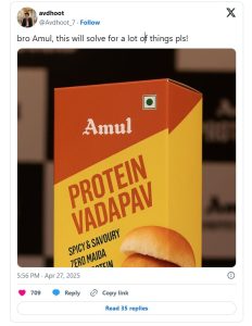 Amul’s High-Protein Meme Fest — ‘Making India Stronger, 10g at a Time’