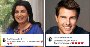 Move over Mission: Impossible—because Farah Khan just made Mission: Fangirl a very real thing on Instagram. When Tom Cruise recently dropped a series of dashing photos from his Cannes Film Festival red carpet appearance, most fans were content to double tap and swoon in silence. But not Farah Khan. The Bollywood director and unapologetic Cruise fangirl did what the rest of us only dream of—left a spicy, thirst-coded comment that instantly stole the spotlight. Tom Cruise, suited up in a classic black tux, looked every bit the ageless action icon as he promoted Mission: Impossible – The Final Reckoning. But one particular photo of him casually balancing on a chair caught Farah’s attention more than the rest. Enter: the internet-breaking comment. “I want to be that chair Tommmmm,” she wrote, with zero hesitation and 100% fangirl energy. And just like that, the comments section turned into chaos. Screenshots of her cheeky comment made their way onto Reddit, Twitter (sorry, X), and fan pages faster than Ethan Hunt scaling the Burj Khalifa. A user said, “She is so unserious. I love it.” Another added, “Fifty shades of Farah!” And of course, the iconic: “Ma’am, please control!” There were more like,“We get you, Farah.” For the uninitiated, Farah Khan has long made her love for Tom Cruise publicly known, but this might be her boldest internet move yet. And honestly? We respect the hustle. In an era where celebs are all PR-filtered and brand-safe, Farah’s unfiltered thirst is not only hilarious—it’s refreshingly real.