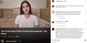 Rachel Gupta’s Miss Grand International Journey Ends in Dispute Over Duties and Projects