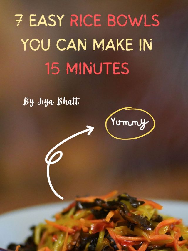 7 Easy Rice Bowls You Can Make in 15 Minutes