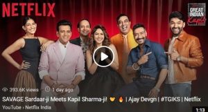 The Great Indian Kapil Show: Ajay Devgn’s Funniest Comeback Yet