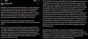 Windsurf CEO Varun Mohan Joins Google as Startup Gets Acquired by Cognition Labs