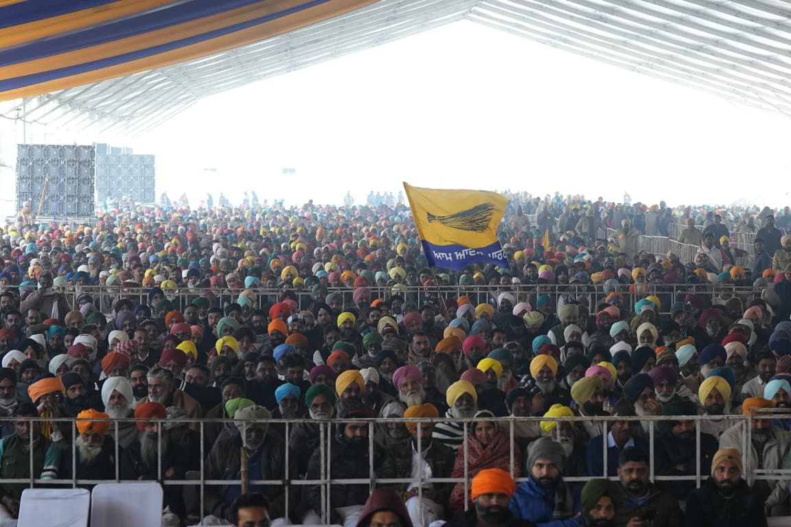 “Maghi Mela Rally’s Massive Crowd Signals Public Support for Re-electing Bhagwant Mann as Chief Minister: Manish Sisodia”