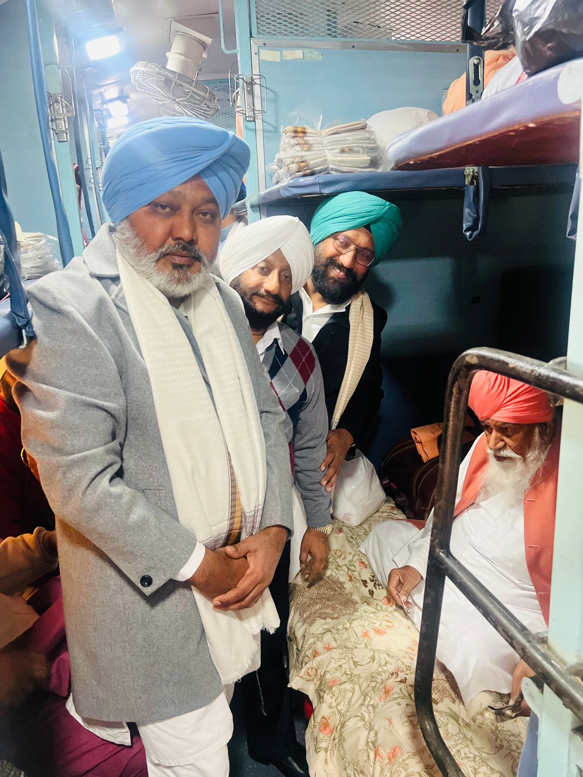 Punjab Cabinet Ministers and Lok Sabha MP Inaugurate Pilgrim Train to Varanasi for Sri Guru Ravidas Ji Prakash Purb