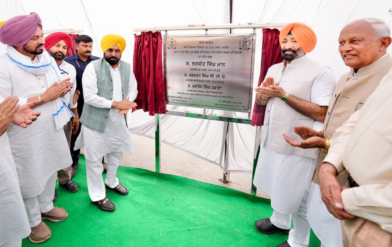 From roads to irrigation, CM Bhagwant Singh Mann launches ₹87 crore development works in Patiala’s Sanaur