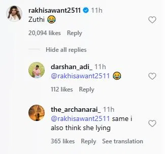 Rakhi Sawant Calls “Liar” on Akanksha Chamola’s Divorce Claim in ‘Lock Upp 2’, Sparks Social Media Controversy